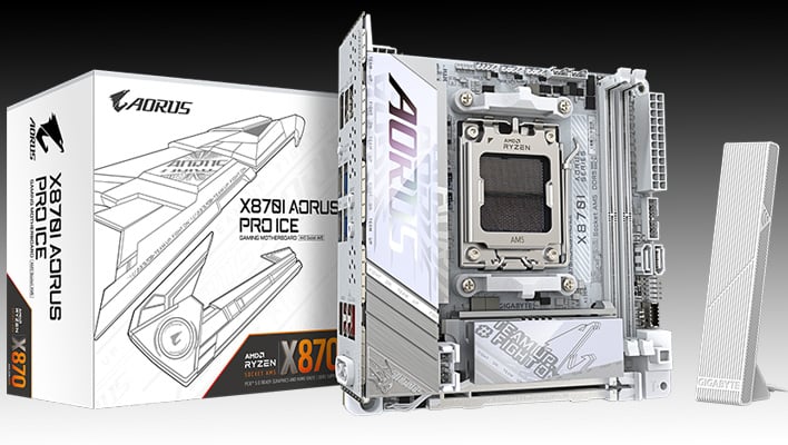 Gigabyte S Sexy X870I Aorus Pro Ice Motherboard Arrives For Compact