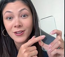 Woman With A Transparent Phone Blows Up The Internet In A Viral Video