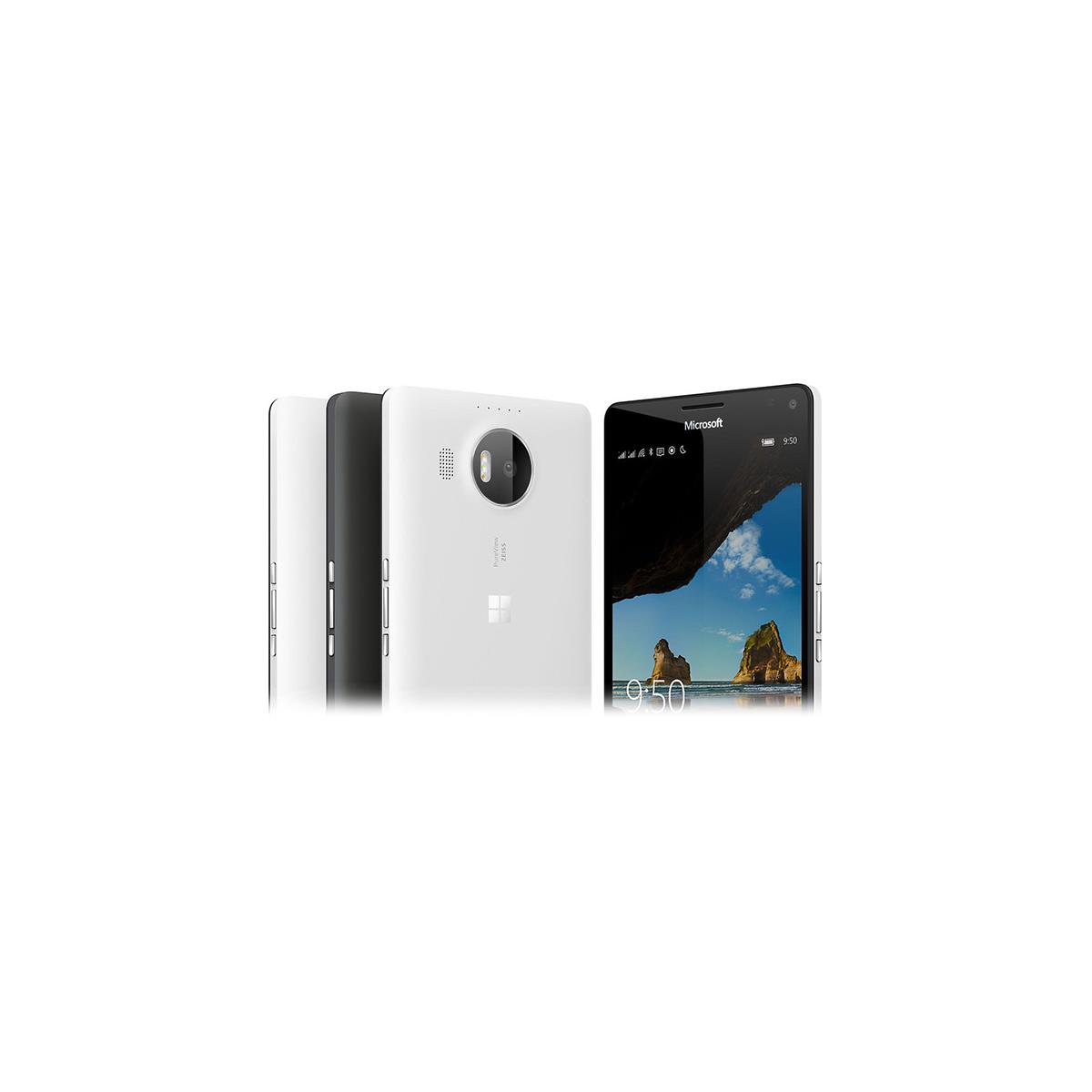 Top Set Marsupio Custodia Per Microsoft Lumia 950 XL Con Auricolari Inclusi – Porta Telefono Da Cintura In Similpelle Nera – Verticale Con Clip Robusta
