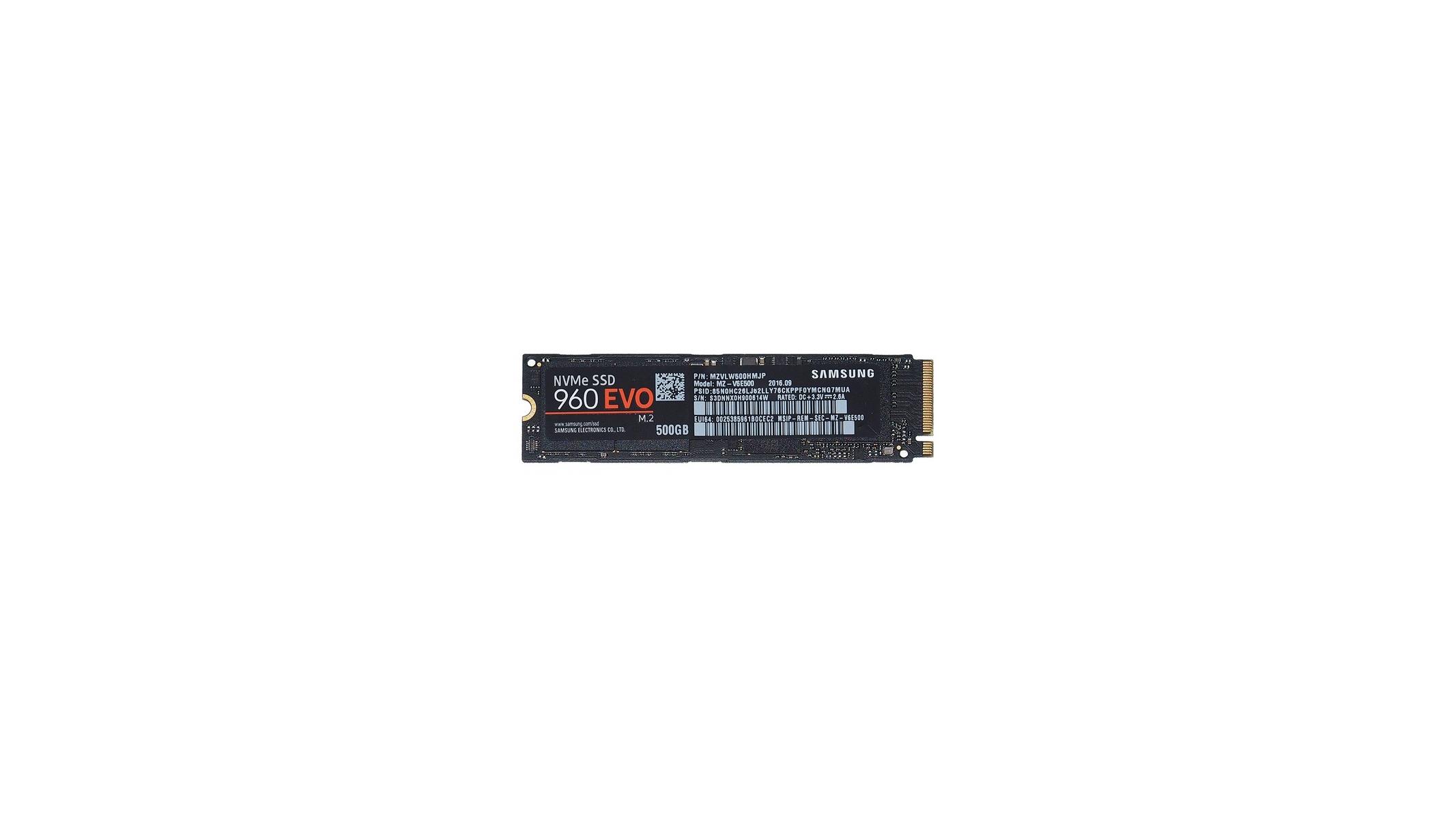Samsung SSD 960 EVO NVMe M.2 Review: Ultra Fast, Affordable