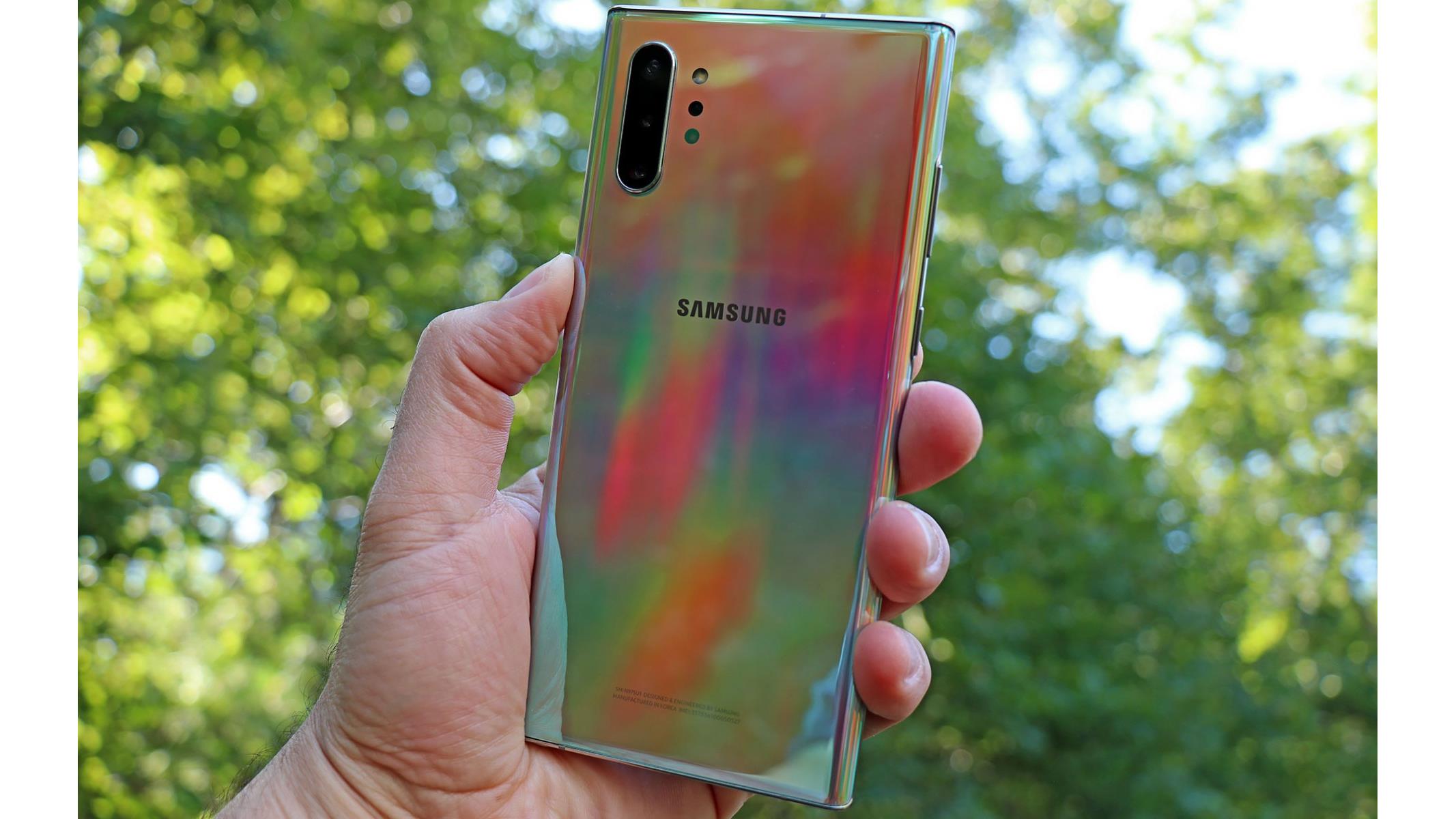 Smartphone samsung note 10 plus em promoção