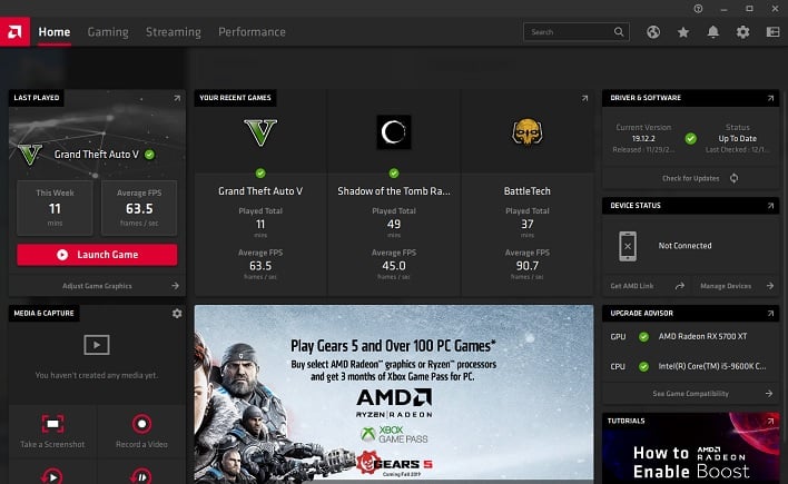 Customize Graphics Settings with AMD Software: Adrenalin Edition