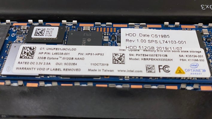 combination optane ssd hp elite dragonfly
