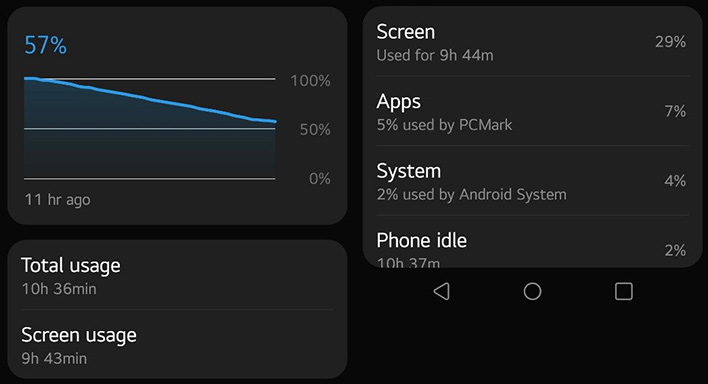 V60 screenshot battery life a