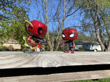 Spider-Man meets Spider-Man on iPhone 11 Pro