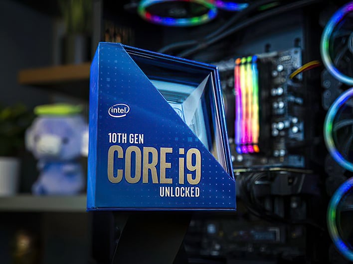 стиль процессора Intel 10-го поколения Core