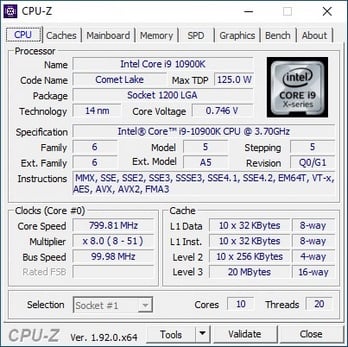 процессор 10900k 1