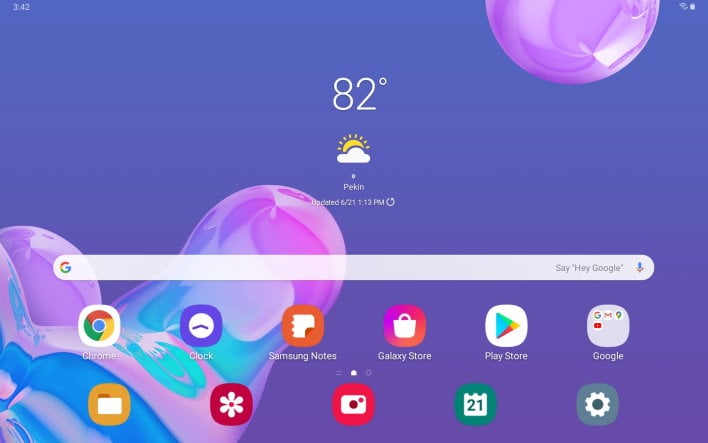 home screen samsung galaxy tab active pro