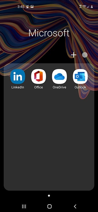 Samsung Galaxy XCover Pro UI