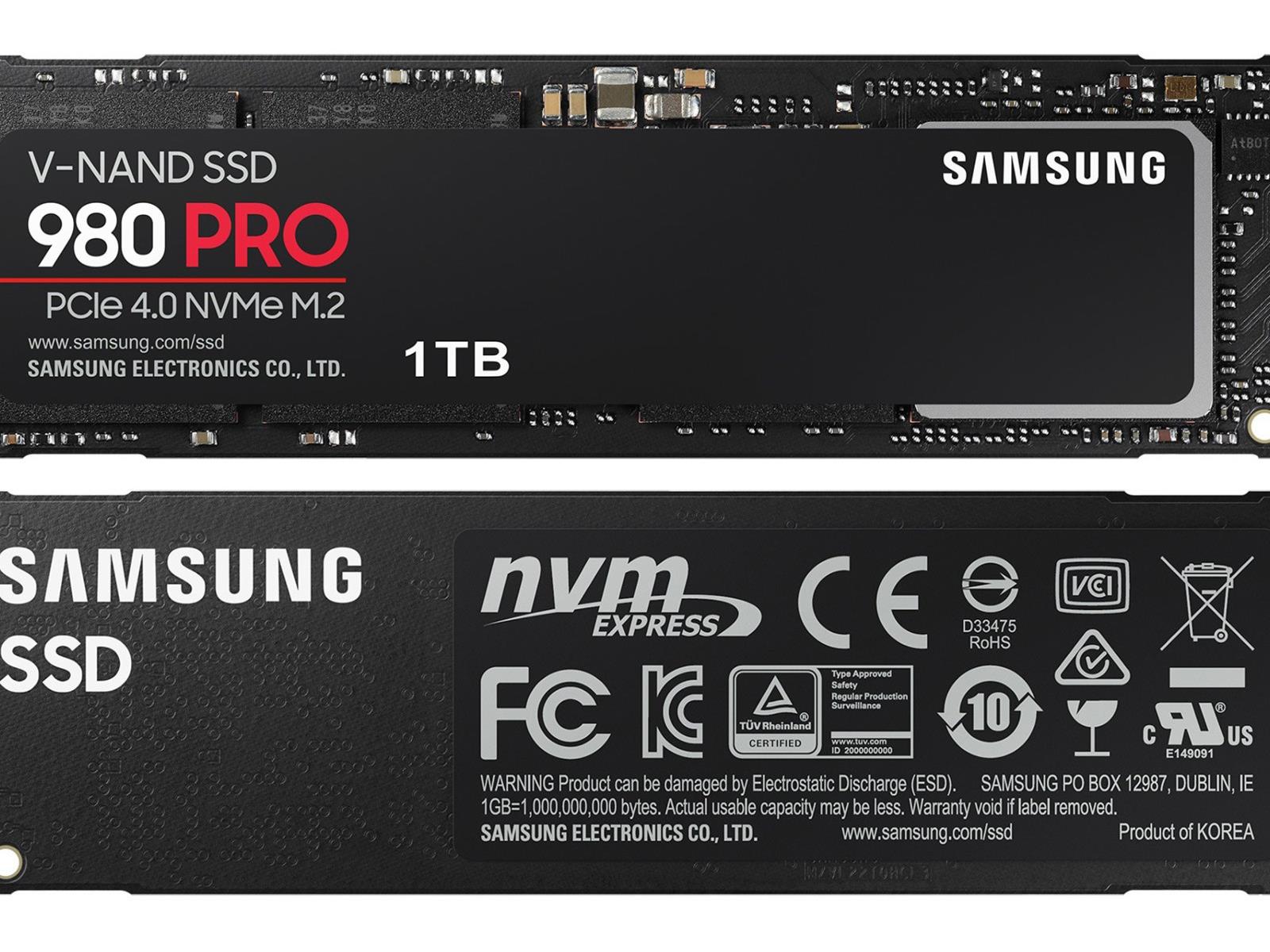 Test SSD Samsung 980 Pro 1 To : Plus de 7000 Mo/sec : HD Tune, page 3