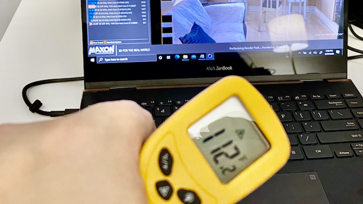 perofrmance temps asus zenbook flip s ux371e