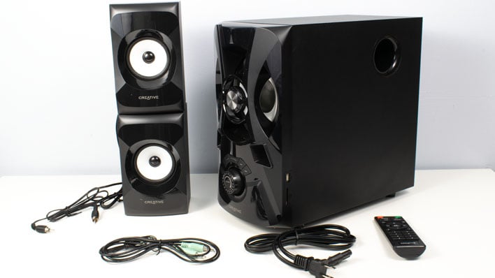 Creative store sound speakers