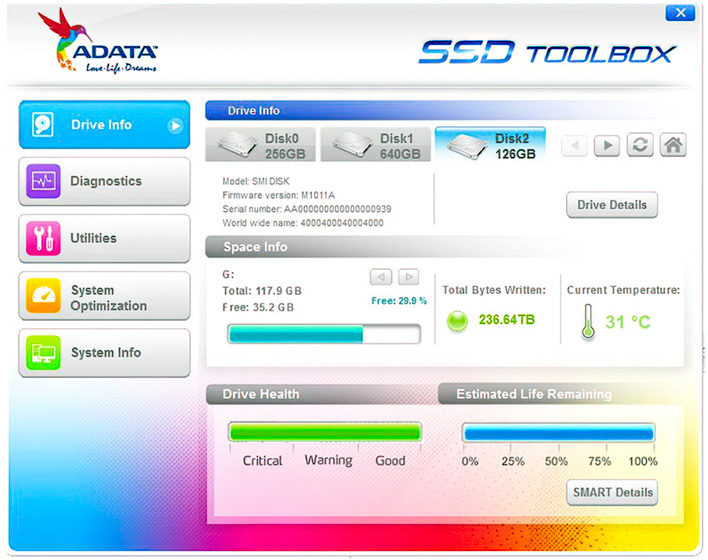 adata ssd toolbox setup