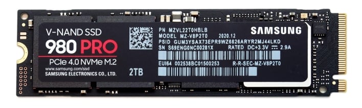 Brand-New Samsung 980 PRO 2TB PCIe 4.0 NVMe M.2 SSD