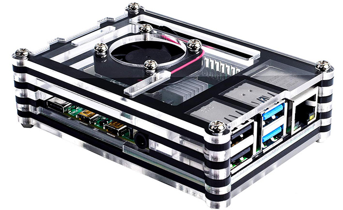 Smraza Raspberry Pi 4 Case With Cooling
