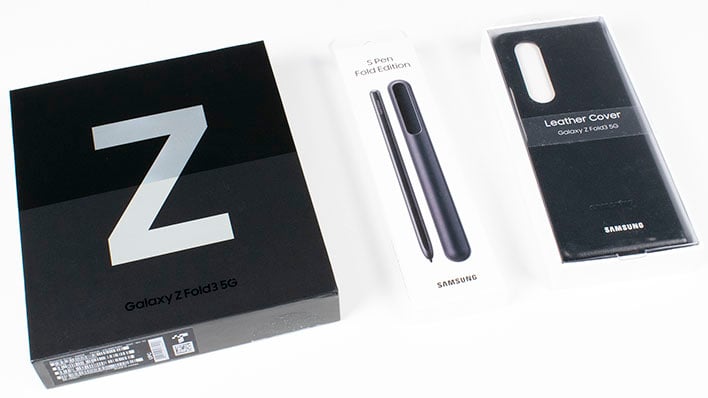 boxed samsung galaxy fold 3