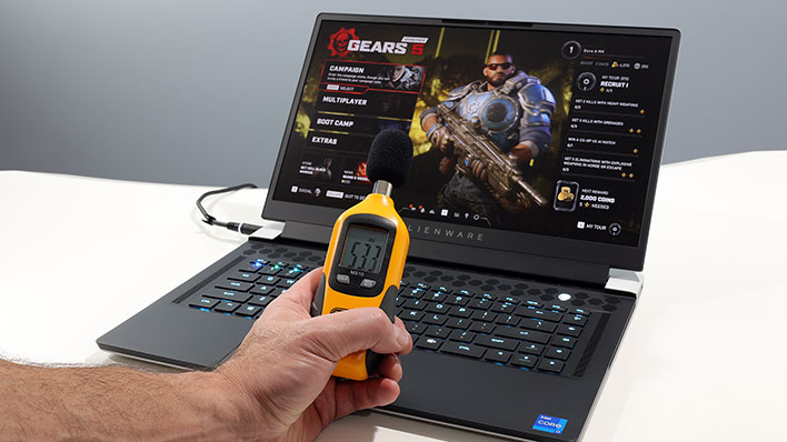 alienware x15 noise reading