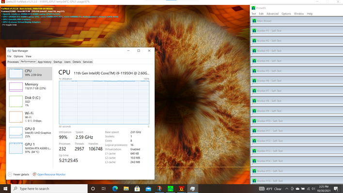 lenovo thinkpad p15 g2 thermal torture test