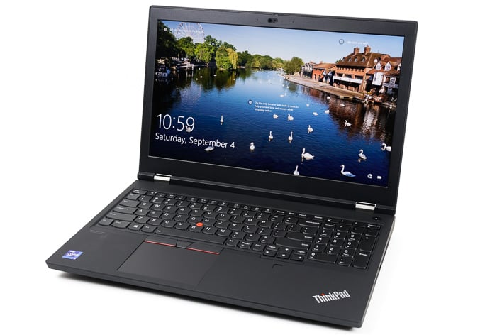 lenovo thinkpad p15 right three quarters