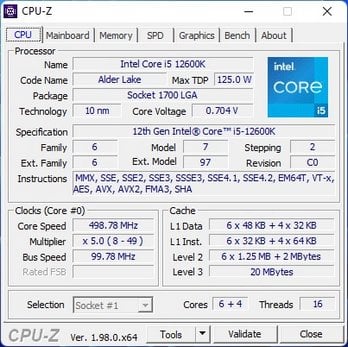 12600k процессор 1