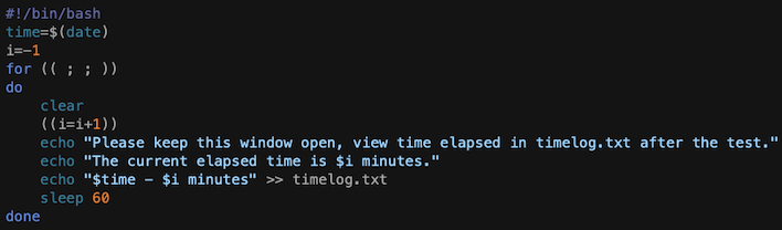 timer script