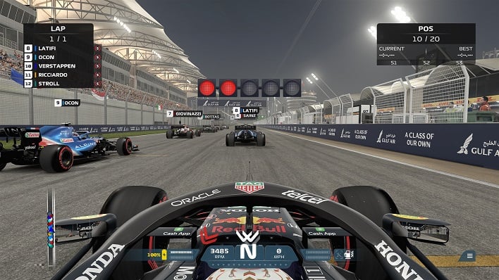 pre race countdown f1 2021