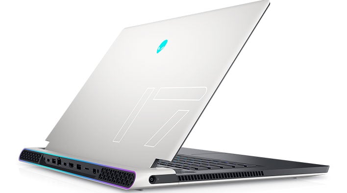 alienware x17 r2 rear stock lighting ports