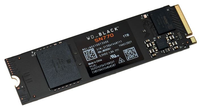 WD BLACK SN770 1TB SSD PCIe Gen4 NVMe