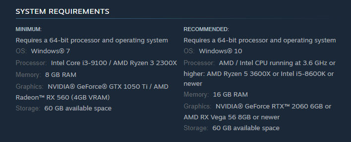 God of War PC System Requirements Analysis 