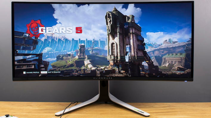 Gears5 Alienware aw3423dw qd oled