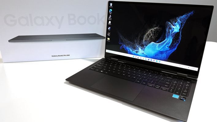 galaxy book2 pro 360 with box