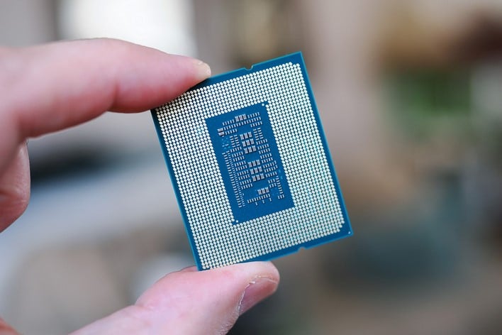 нижняя часть чипа Intel 12900ks
