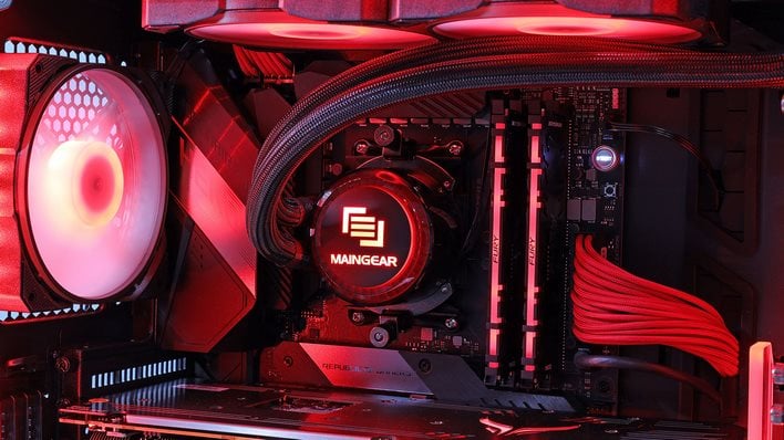 maingear vybe all amd build cpu cooler