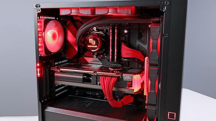 maingear vybe all amd build side panel of dense