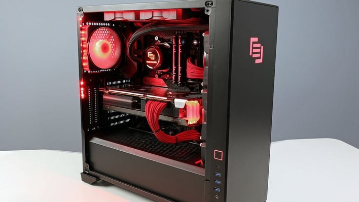 maingear vybe all amd build side panel of