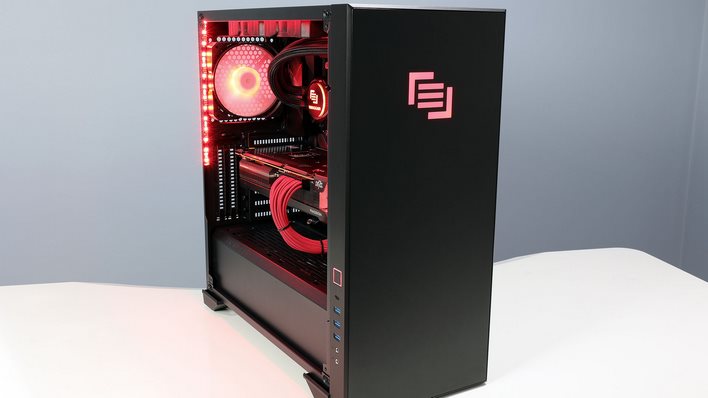 maingear vybe all amd front angle side off