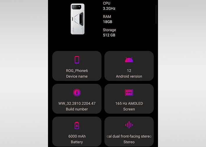Asus ROG Phone - Specifications