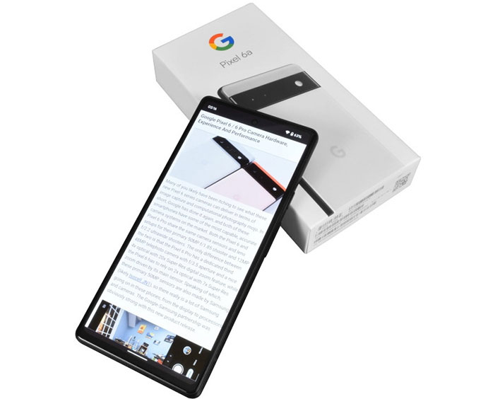 google pixel 6a phone box down review