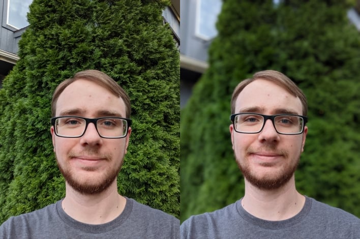 google pixel 6a selfie comparison review