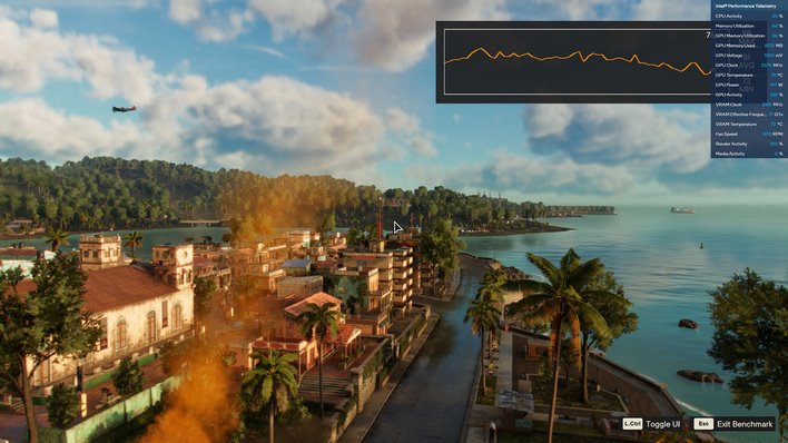 arc a770 overclocked data