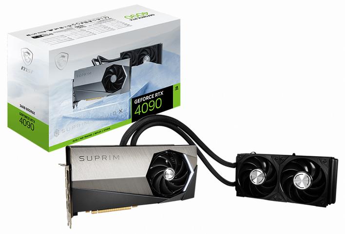 msi suprim liquid x rtx 4090 box