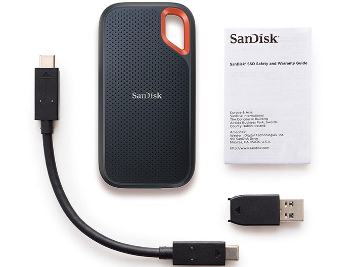 SanDisk external ssd gift