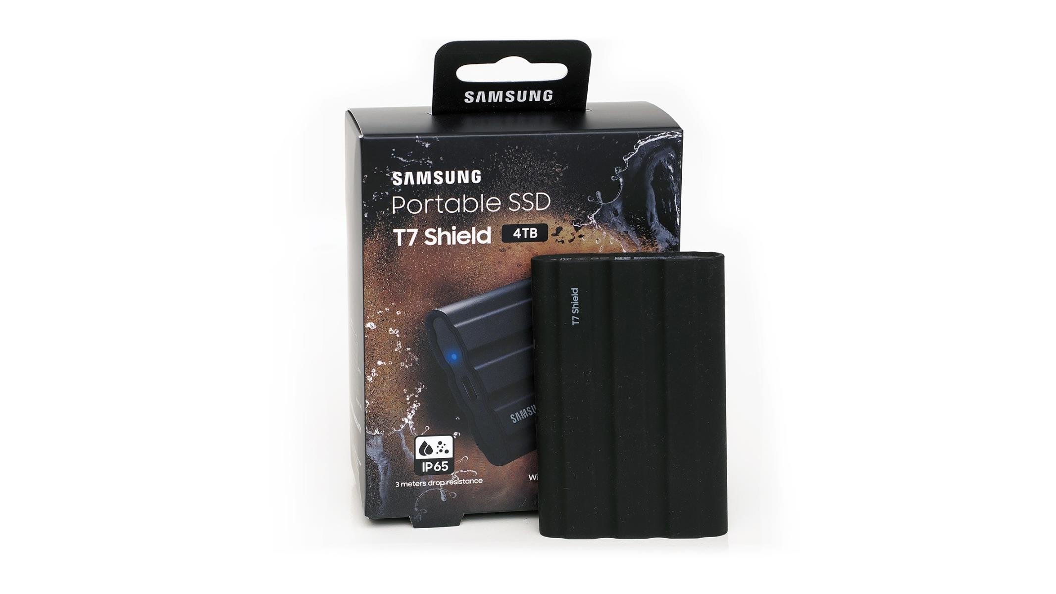 samsung T7 shield: drop, water & dust-resistant portable SSD