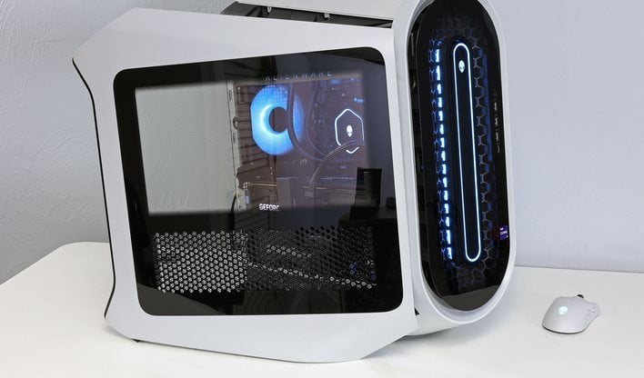alienware aurora r15 side panel pulled mouse
