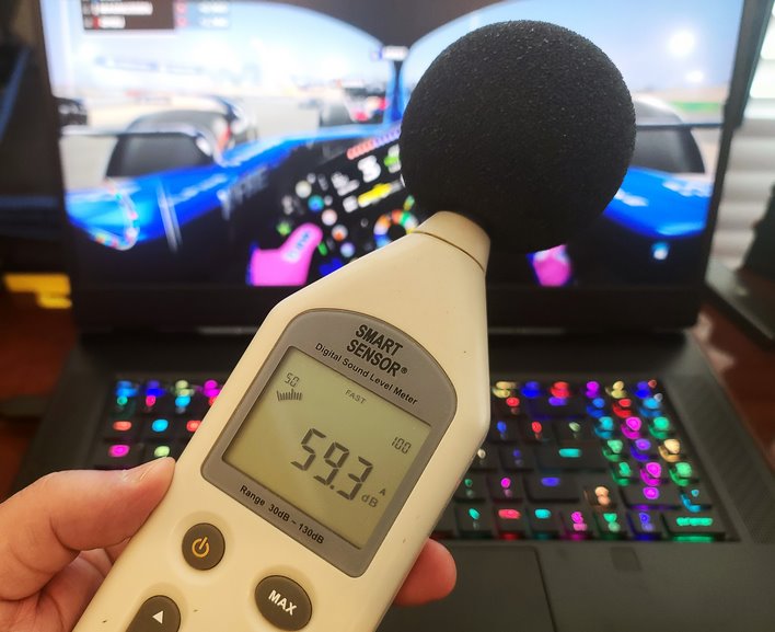 titan gt77 hx sound level