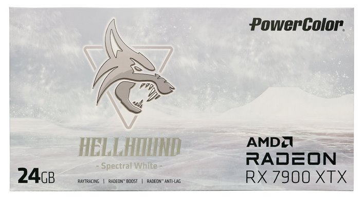 powercolor hellhound 7900xtx white box