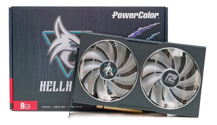 powercolor hellhound radeon rx 7600 style