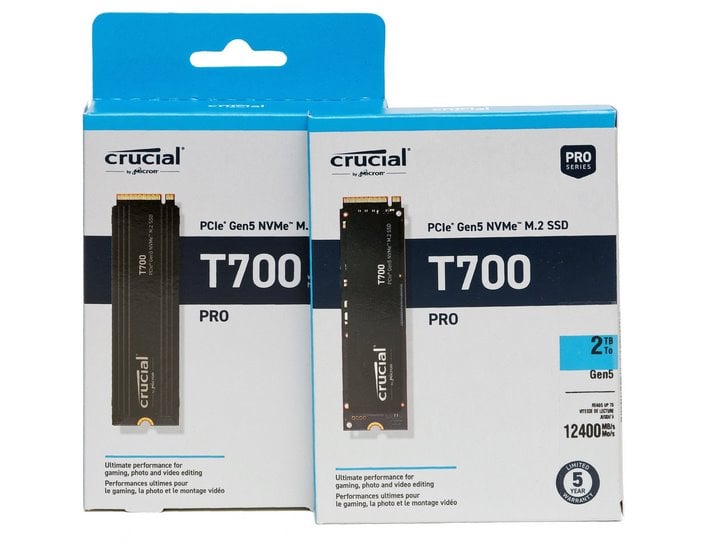 Crucial T700 preview: The fastest PCIe 5.0 SSD on the planet for what  that's worth