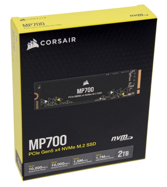 Corsair MP700 2 TB Review - 10 GB/s Gen 5 SSD Tested