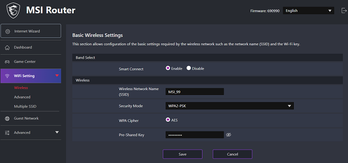 MSI RadiX AX6600 WiFi 6 Tri-Band Gaming Router